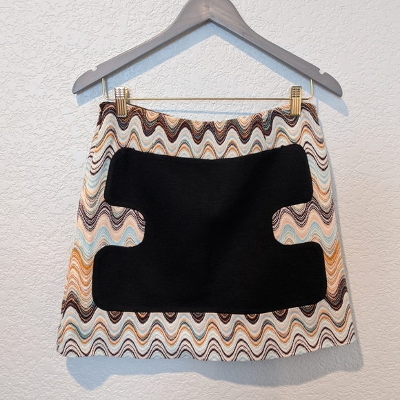 MISSONI Italian lana wool mini skirt